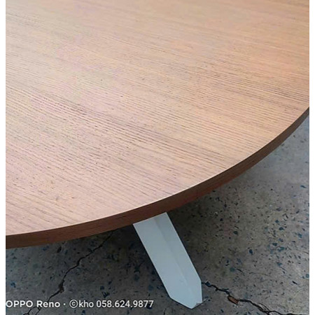 Kenay Home : Bàn Ăn Tròn 1m2 - Vàng Gỗ